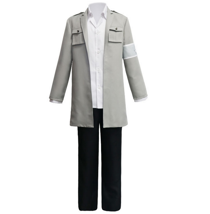 Attack on Titan Eren Yeager Season 4 Coat Costume Adult Halloween