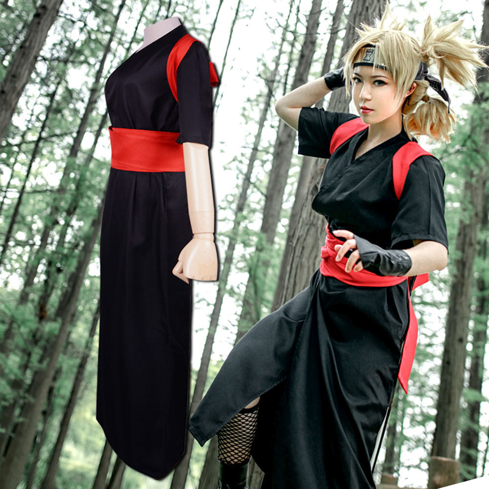 Nara Temari Anime Cosplay Costume Halloween Carnival Suit Halloween Carnival Party Dress Up Clothes Party Costumes