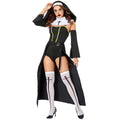 Vampire Costume for Women, front view on a white background