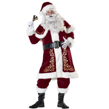 Santa Claus Costume Adult Couples Christmas Suit Holiday Party Outfit