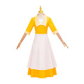 Frog Princess Costume Adult Halloween Cosplay Yellow Dress – Yellow