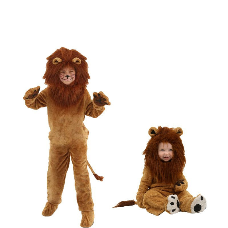 Lion Animal Costume for Kids and Adults, product photo 2 on a white background