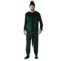 AdultHalloween Cosplay Costume Thick Crocodile Onesie Stage Role Play Outfit Party Wear