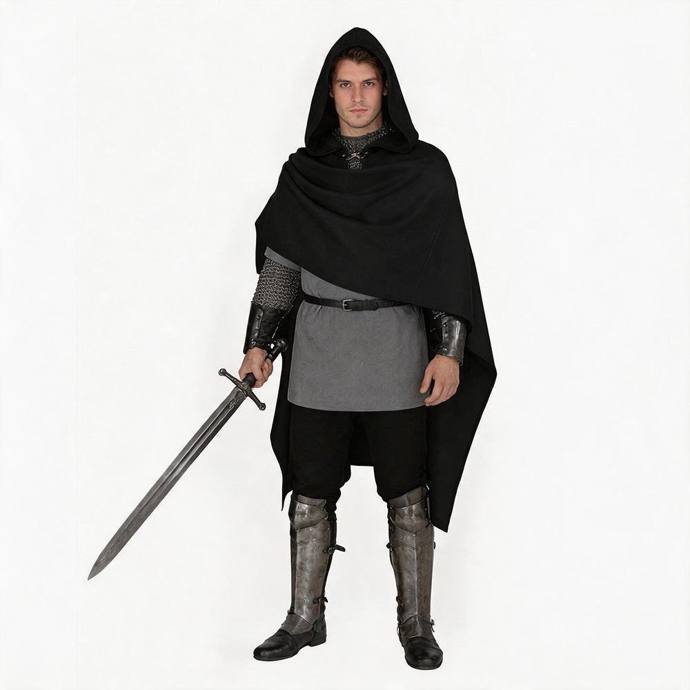 Medieval Knight Cape for Adults, product photo 6 on a white background
