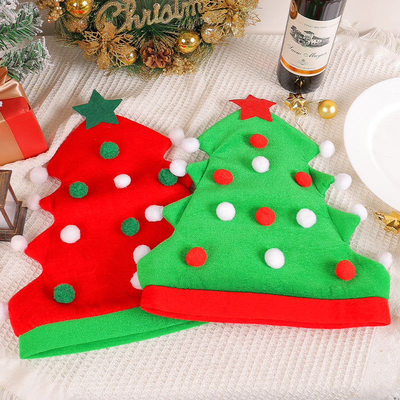 Christmas tree hat creative Christmas hat holiday party elf hat Christmas hat
