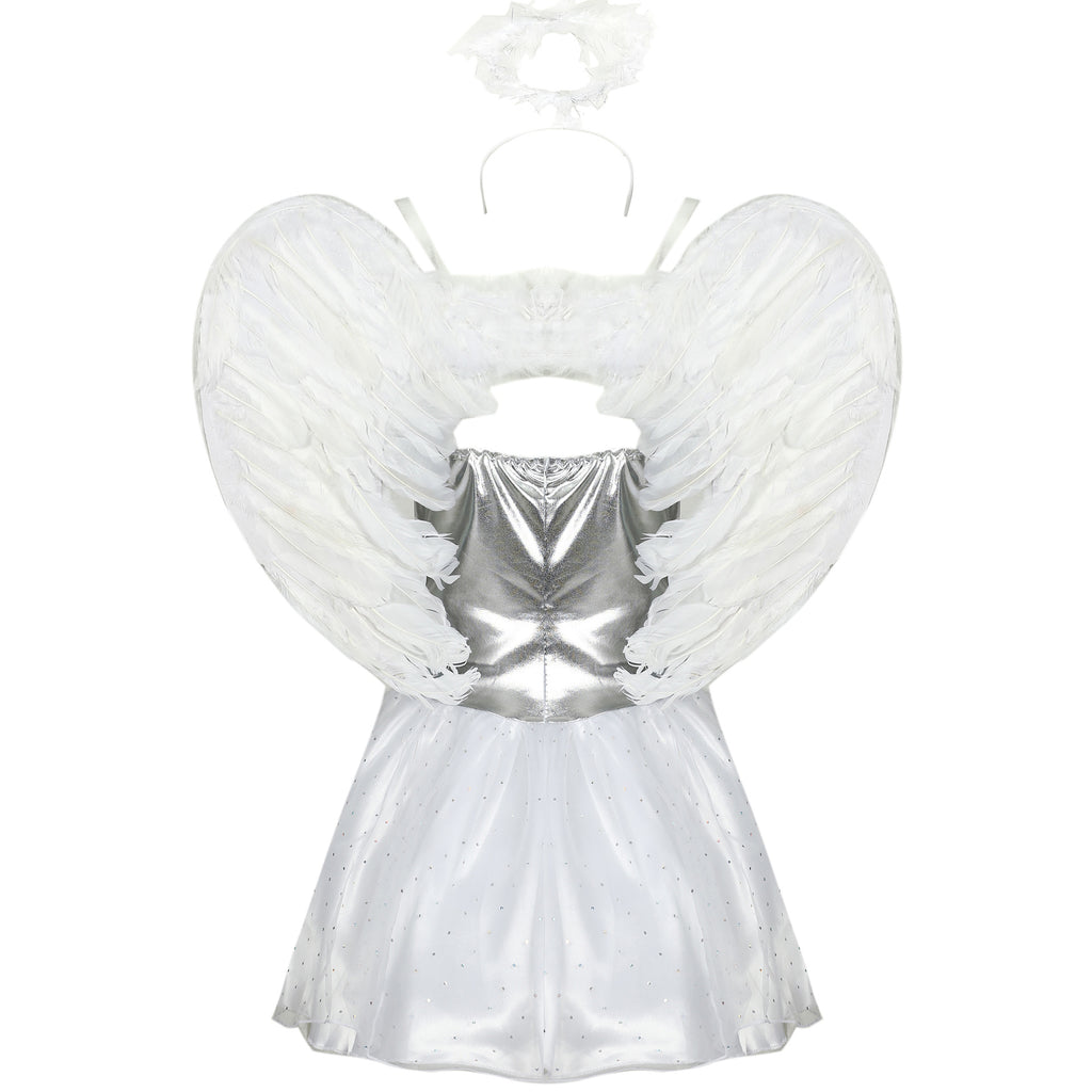 Halloween Wings Evil Elf Angel Costume Cosplay Makeup Ball Performance Costume