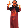 Demon Pumpkin Costume for Kids, product photo 4 on a white background