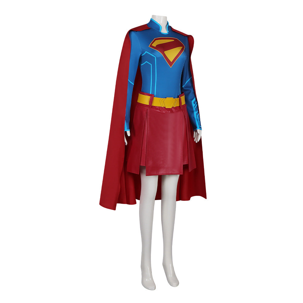 Super Heroine Costume for Adults, product photo 3 on a white background