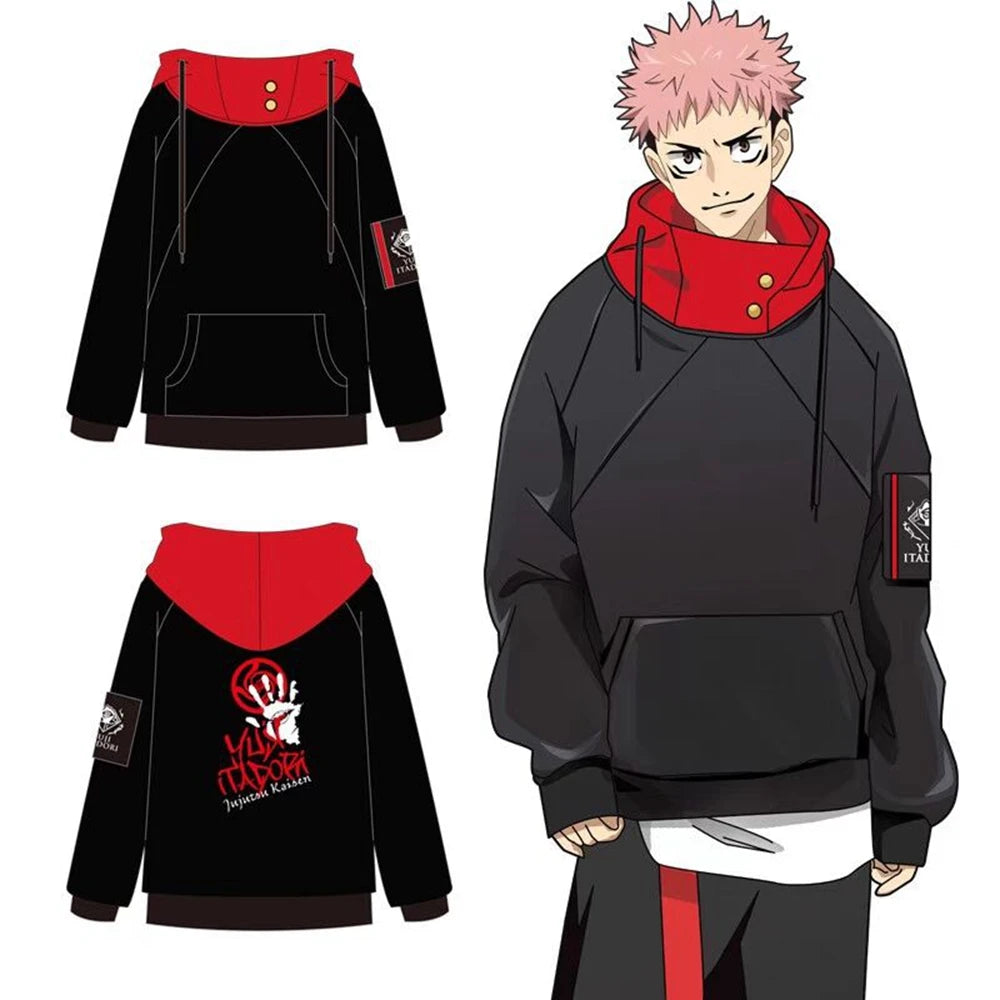 Jujutsu Kaisen Gojo Satoru Cosplay Hoodie Coat Adult Unisex Halloween Anime