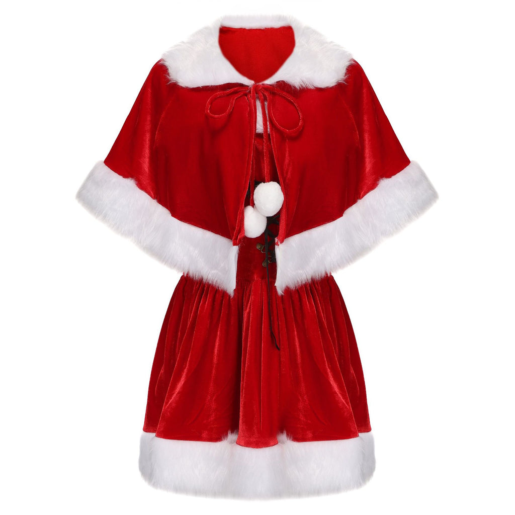 Christmas Elf Costume for Women, product photo 2 on a white background