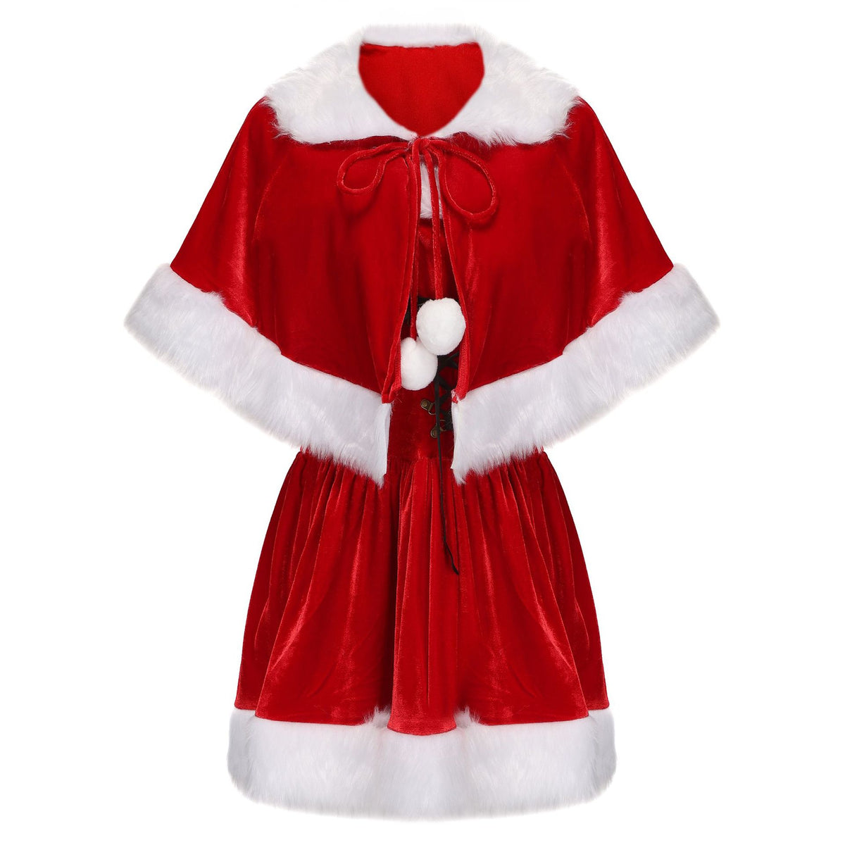 Christmas Elf Costume for Women, product photo 2 on a white background