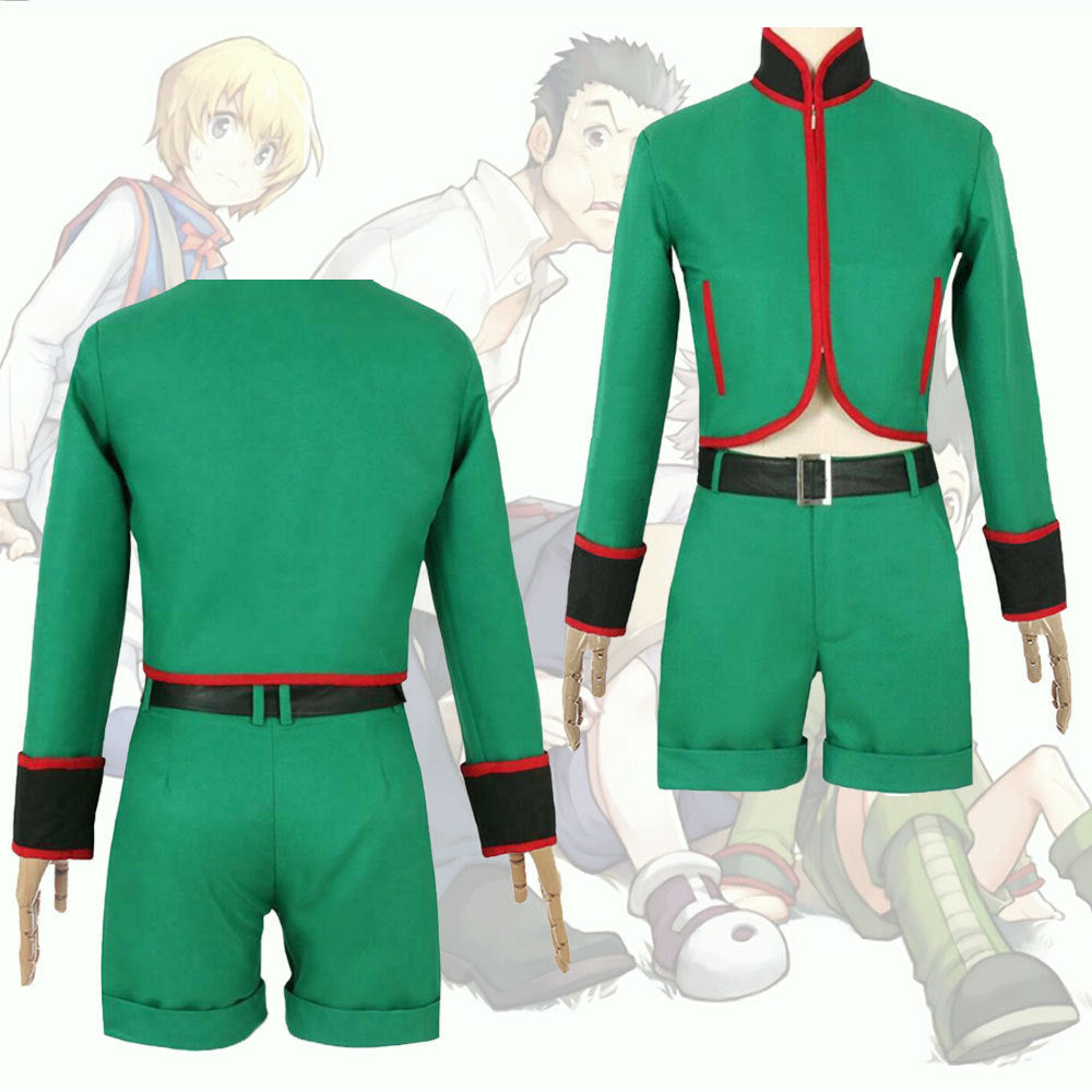 Gon Freecss Cosplay Costume Green Suit Halloween Christmas Party Carnival Men Women Anime Cosplay Costumes