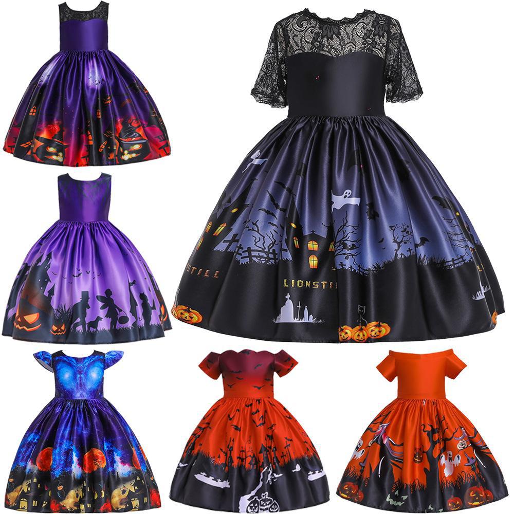 Pumpkin Ghost Fairy Dress for Girls, costume photo