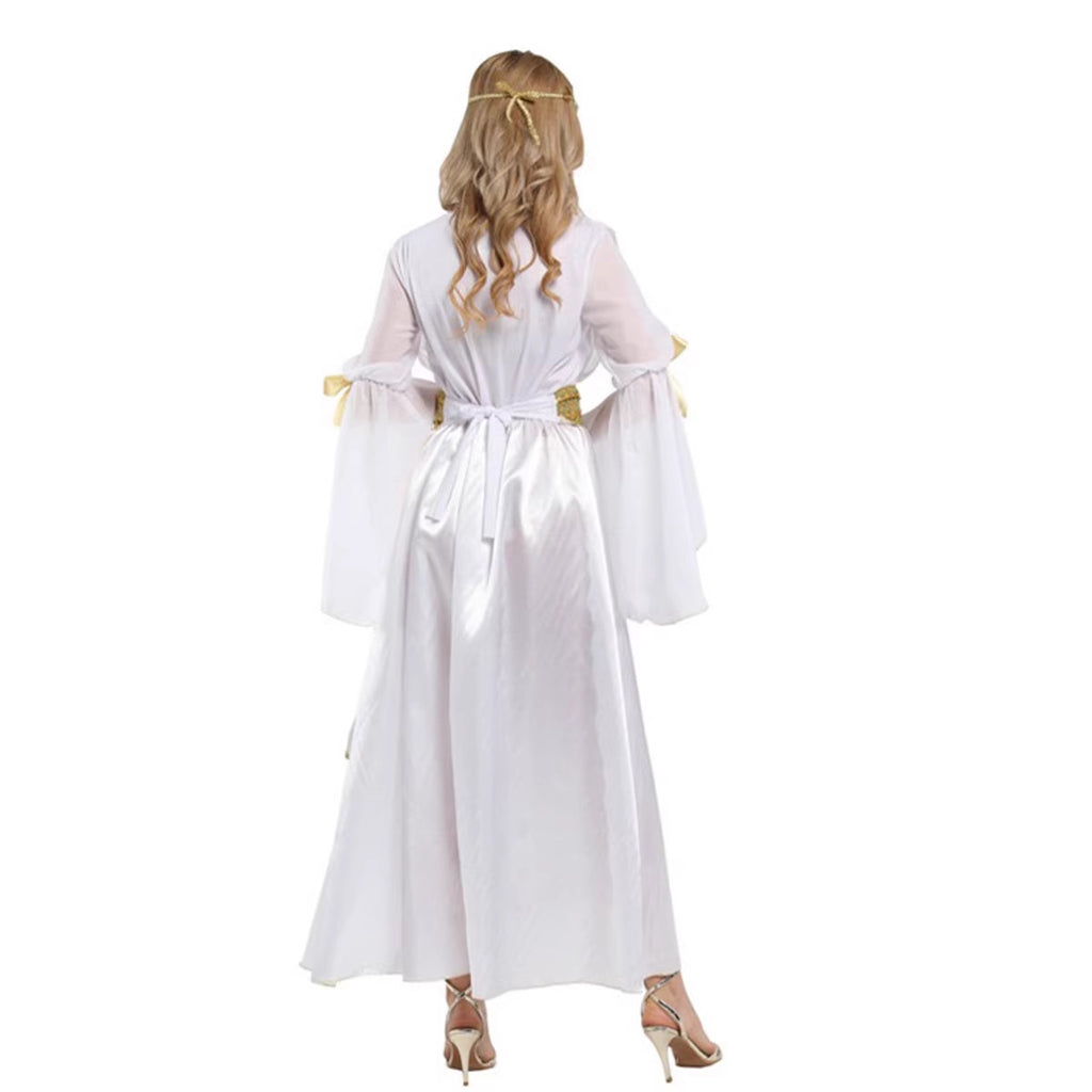 Cleopatra Greek Goddess Costume Adult Women Halloween Cosplay Athena