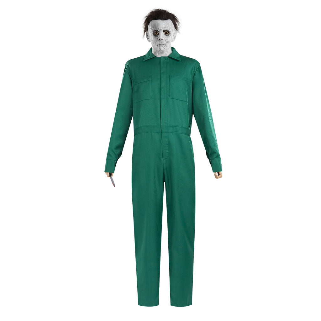 Michael Horror Jumpsuit for Adults, product photo 3 on a white background