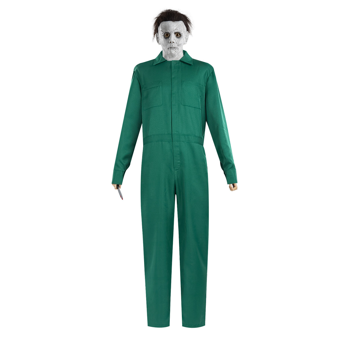 Michael Horror Jumpsuit for Adults, product photo 3 on a white background