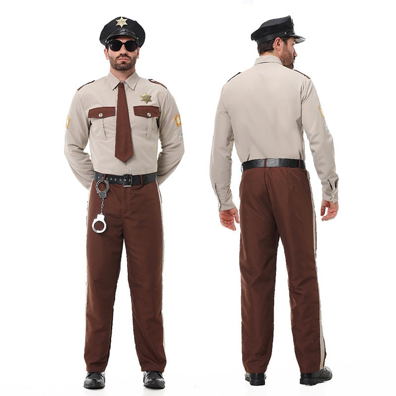Police Chief Costume for Kids and Adults, product photo 2 on a white background