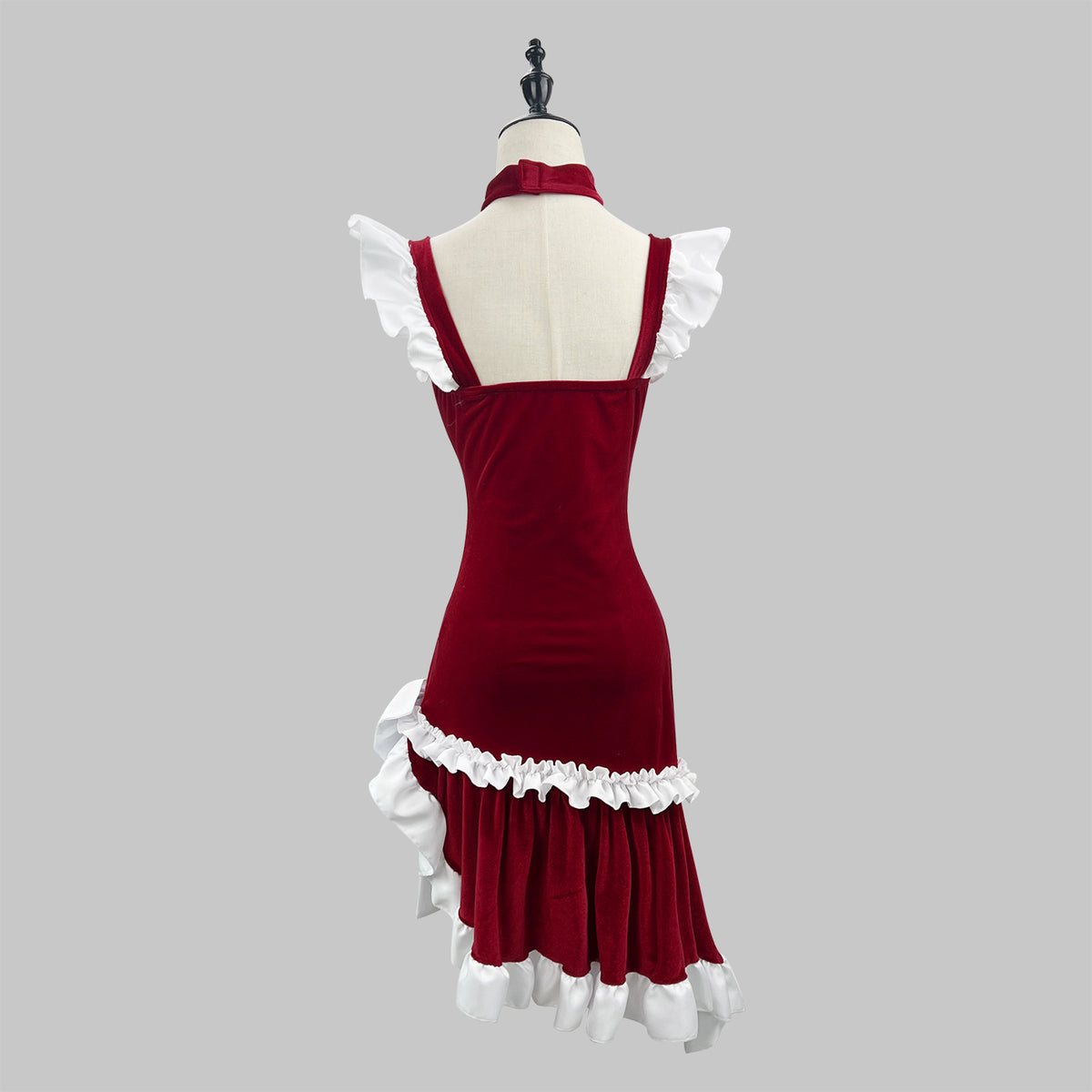 Christmas Formal Dress Costume Women Adult Holiday Cosplay Outfit