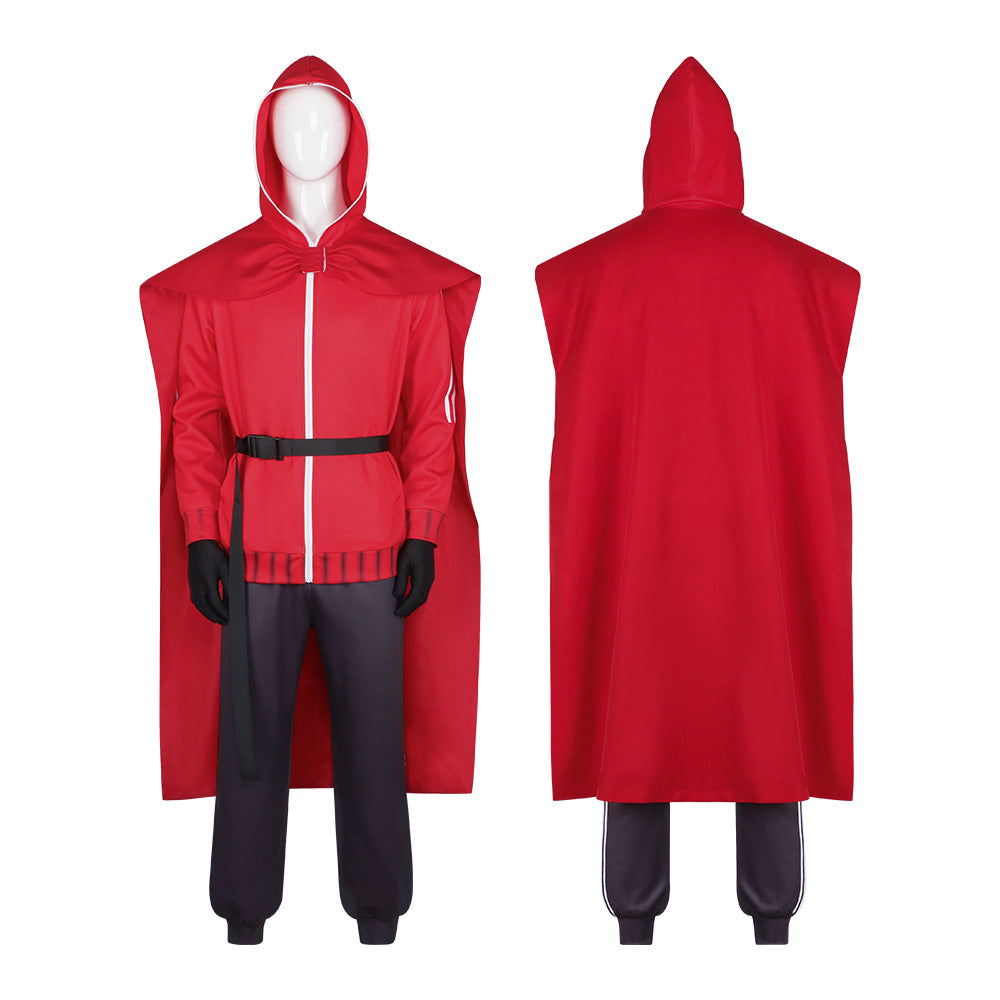 SANDA Santa Claus Cosplay Costume Christmas Santa Three-Tier Anime Cosplay Halloween Costume