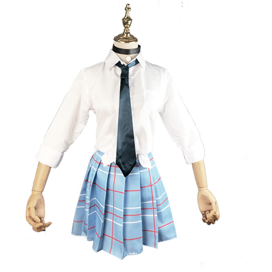 Marin Kitagawa Costume Women JK School Uniform Wig Anime Halloween Cosplay S-XL