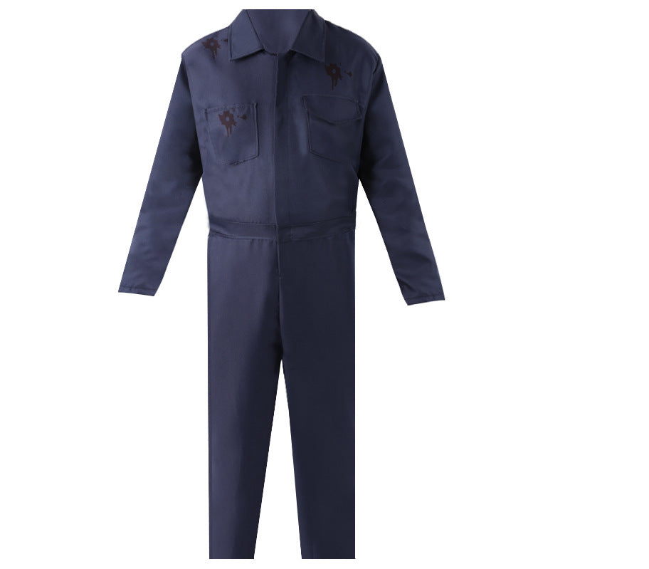 Michael Horror Workwear Costume for Kids, product photo 2 on a white background