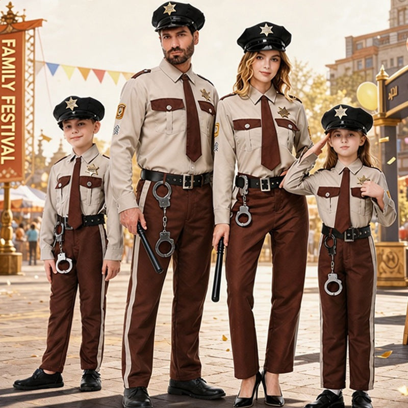 Police Chief Costume for Kids and Adults, costume photo