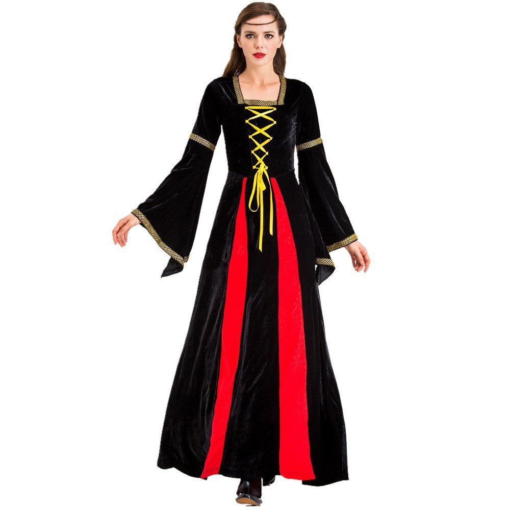 Greek Goddess Royal Queen Costume for Women, product photo 4 on a white background