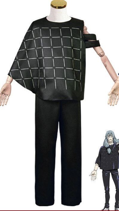 Anime Patchwork Curse Costume for Men and Women, costume photo 6