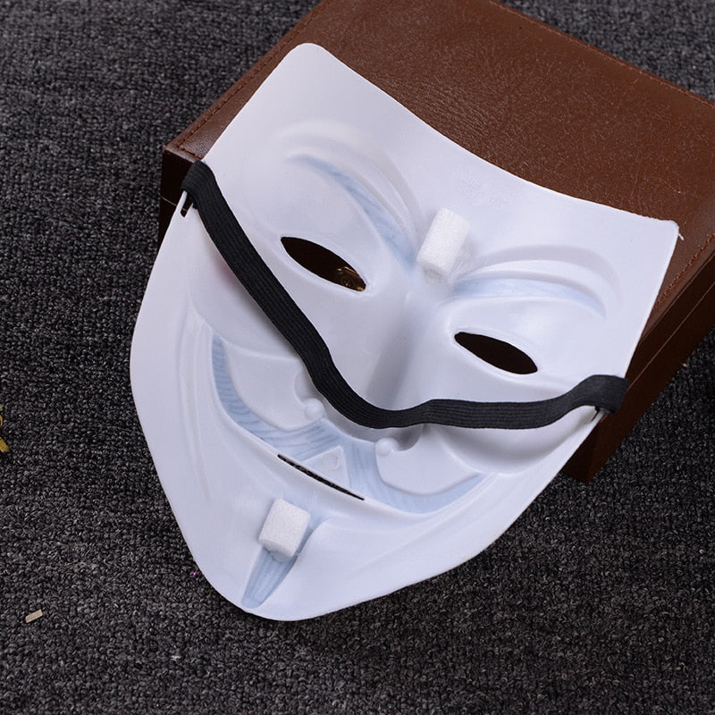 Guy Fawkes V for Vendetta Mask for Adults, costume photo 2