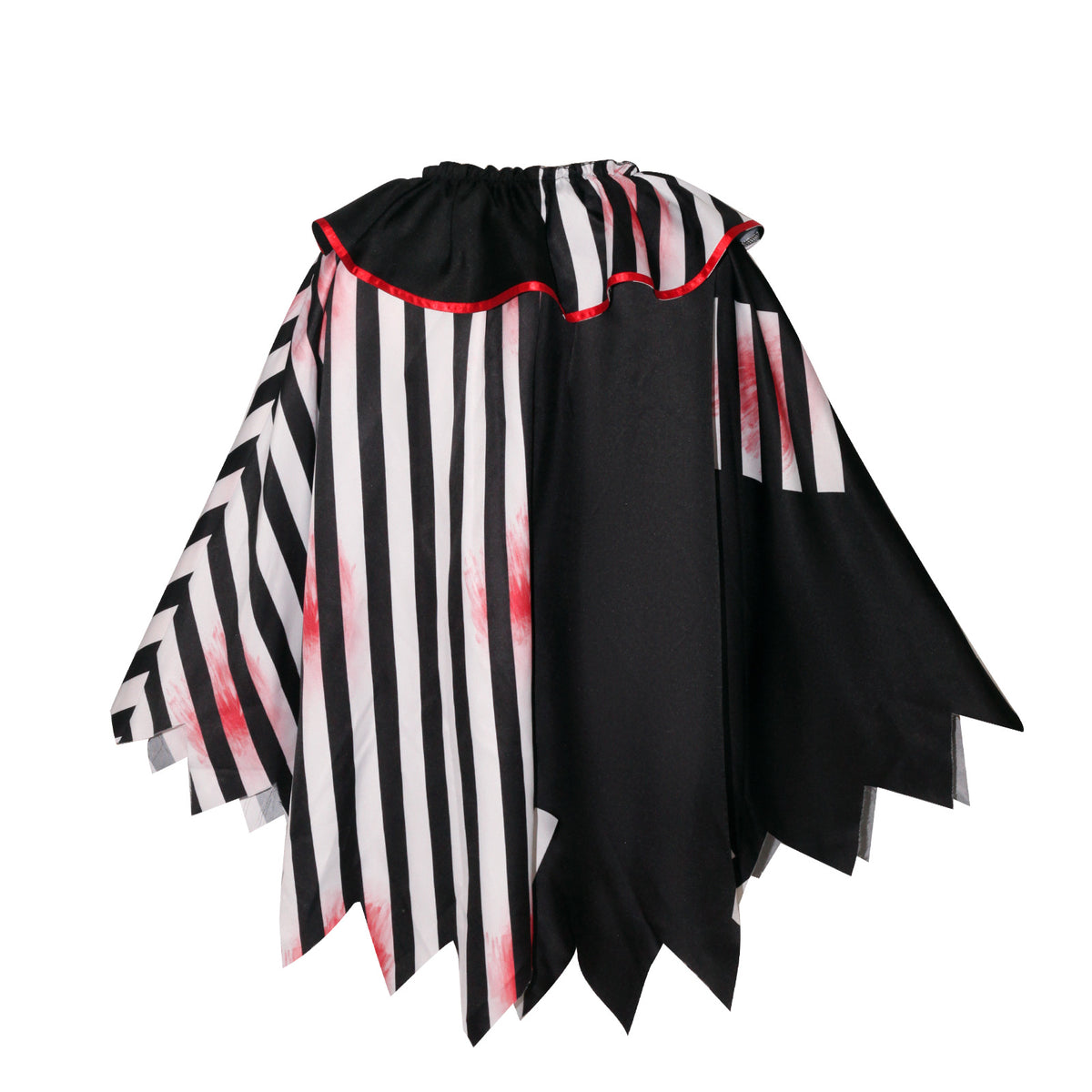 Horror Clown Cape for Adults, product photo 4 on a white background
