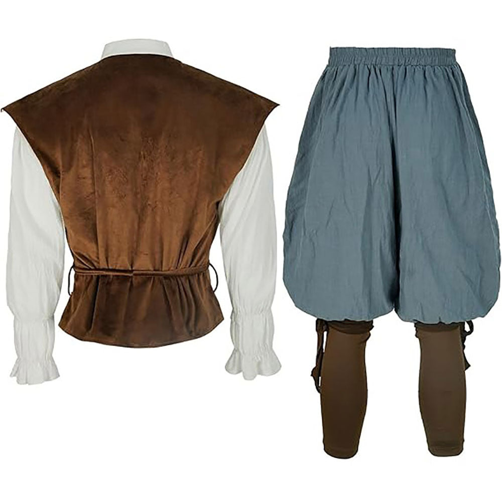 Renaissance Pirate Viking Knight Costume for Adults, costume photo 2