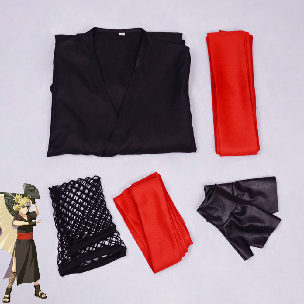 Nara Temari Anime Cosplay Costume Halloween Carnival Suit Halloween Carnival Party Dress Up Clothes Party Costumes