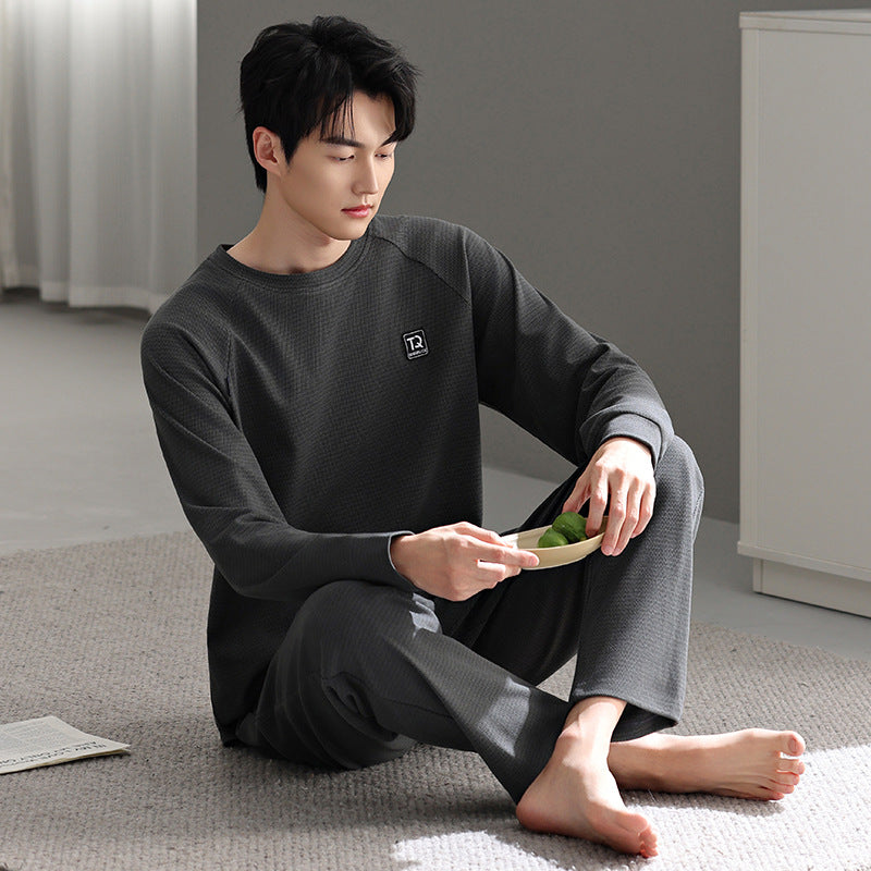 Pajamas men's checkered home clothes