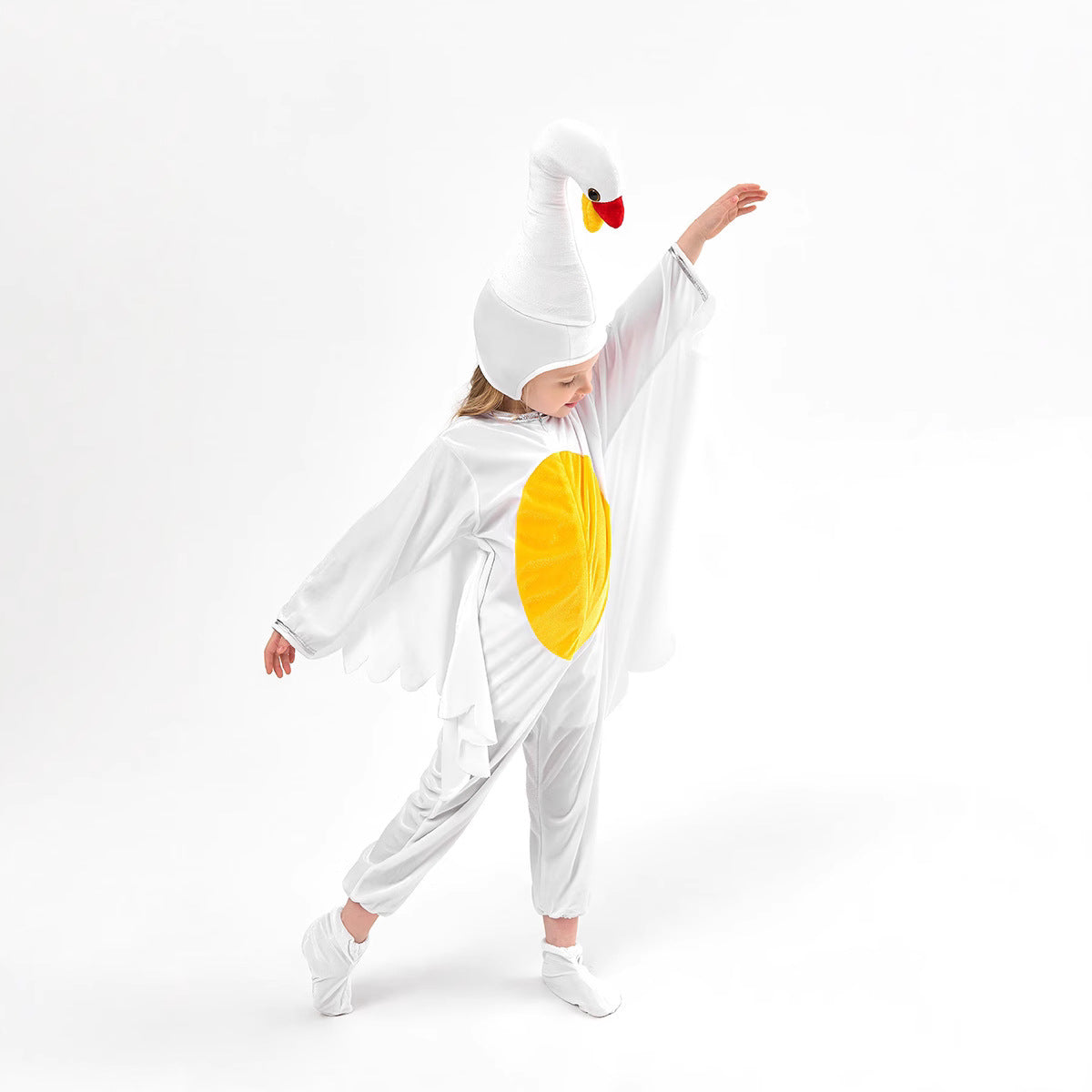 Swan Animal Costume for Kids and Adults, product photo 2 on a white background