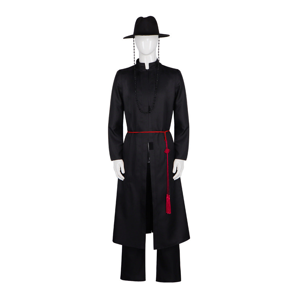 K-Pop Boy Band Stage Costume for Boys and Adults, front view on a white background