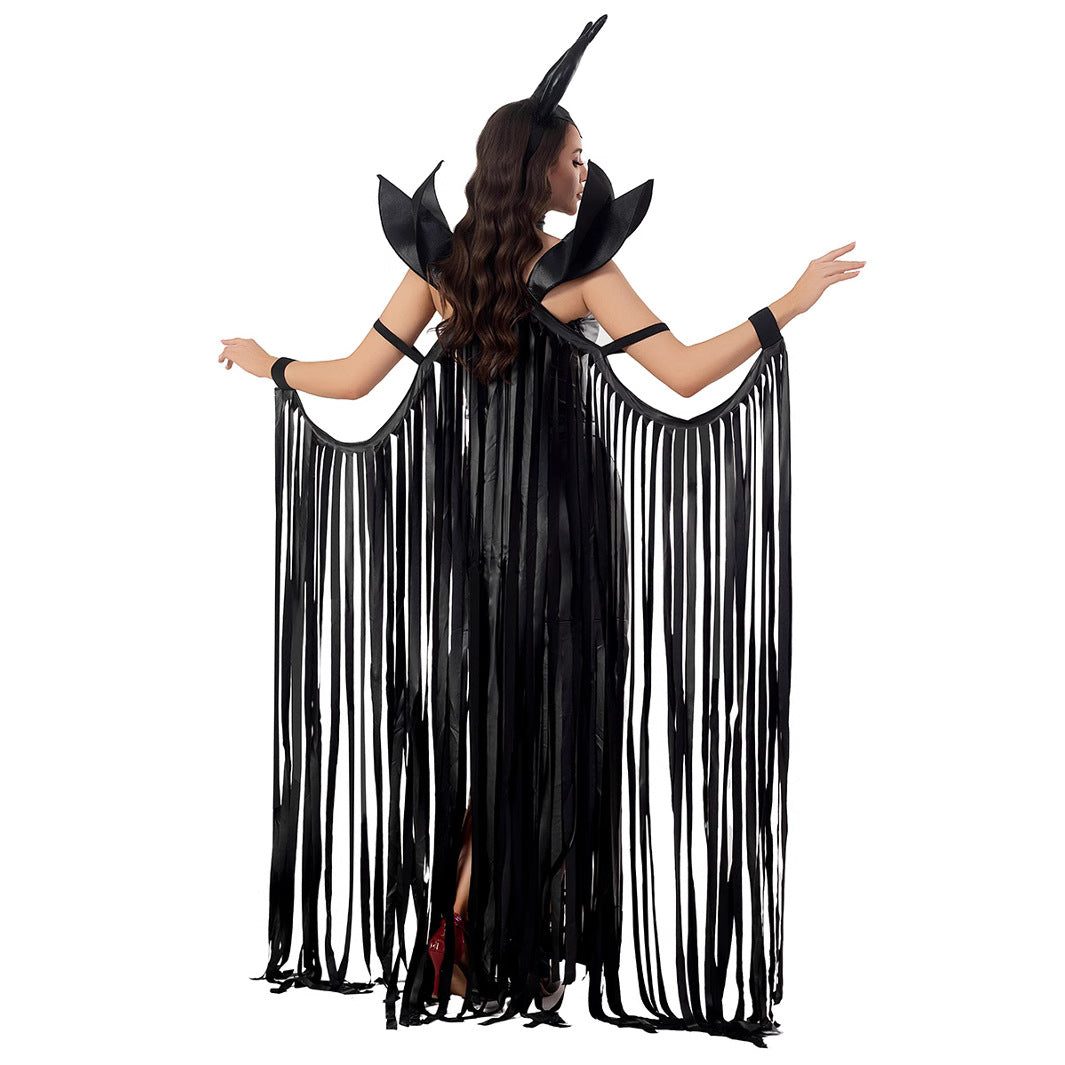 Gothic Vampire Queen Costume for Women, product photo 5 on a white background