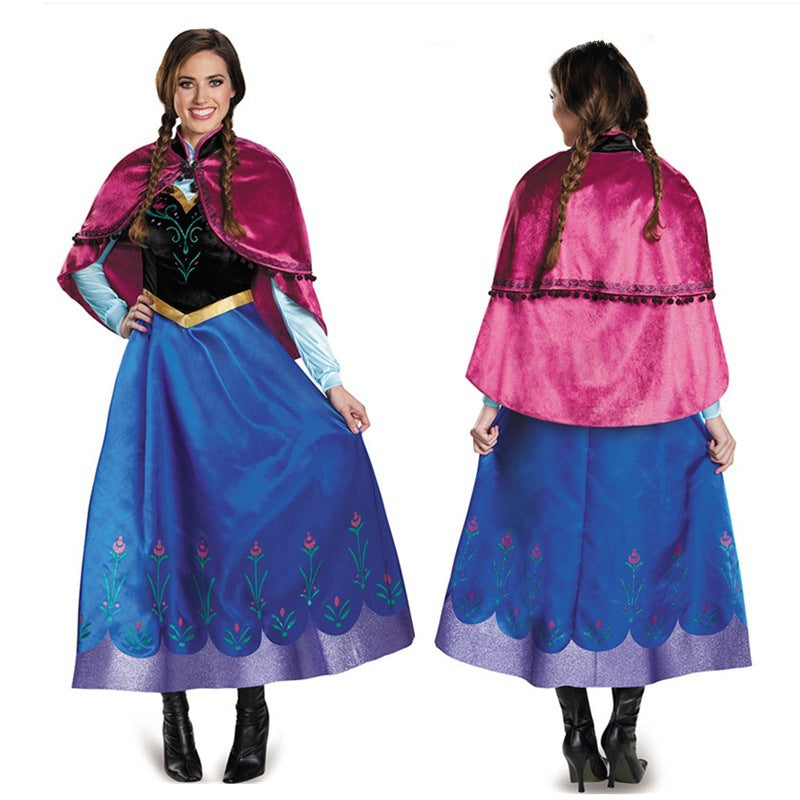 Snow Princess Dress for Women, front view on a white background
