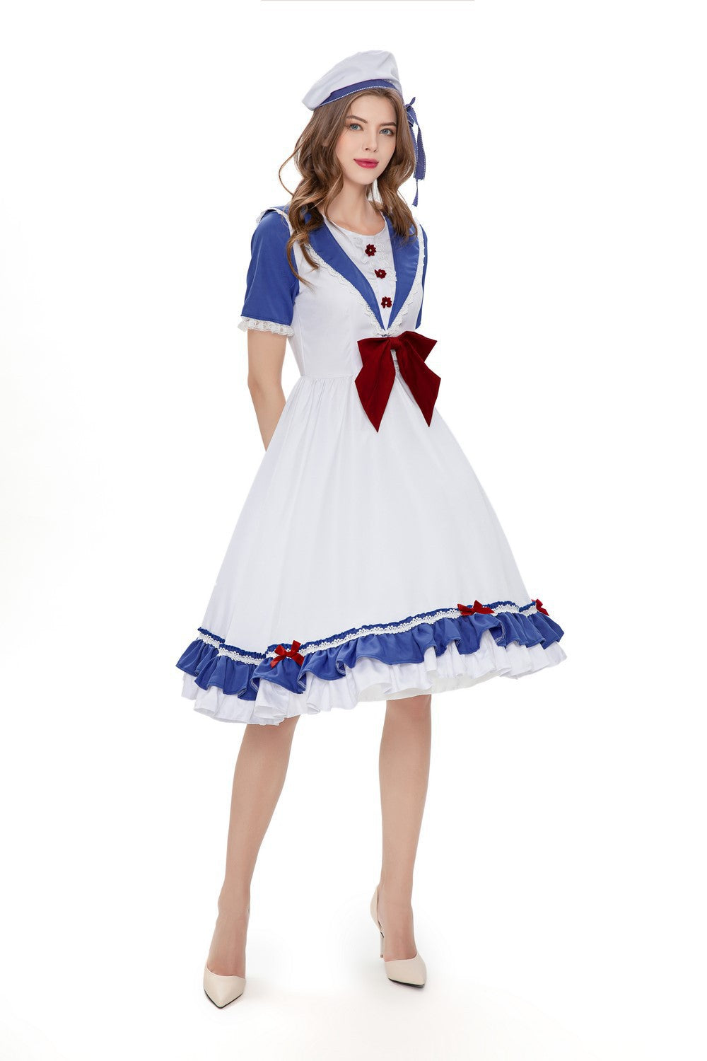 Alice Lolita Maid Costume Women Halloween Cosplay Anime Dress
