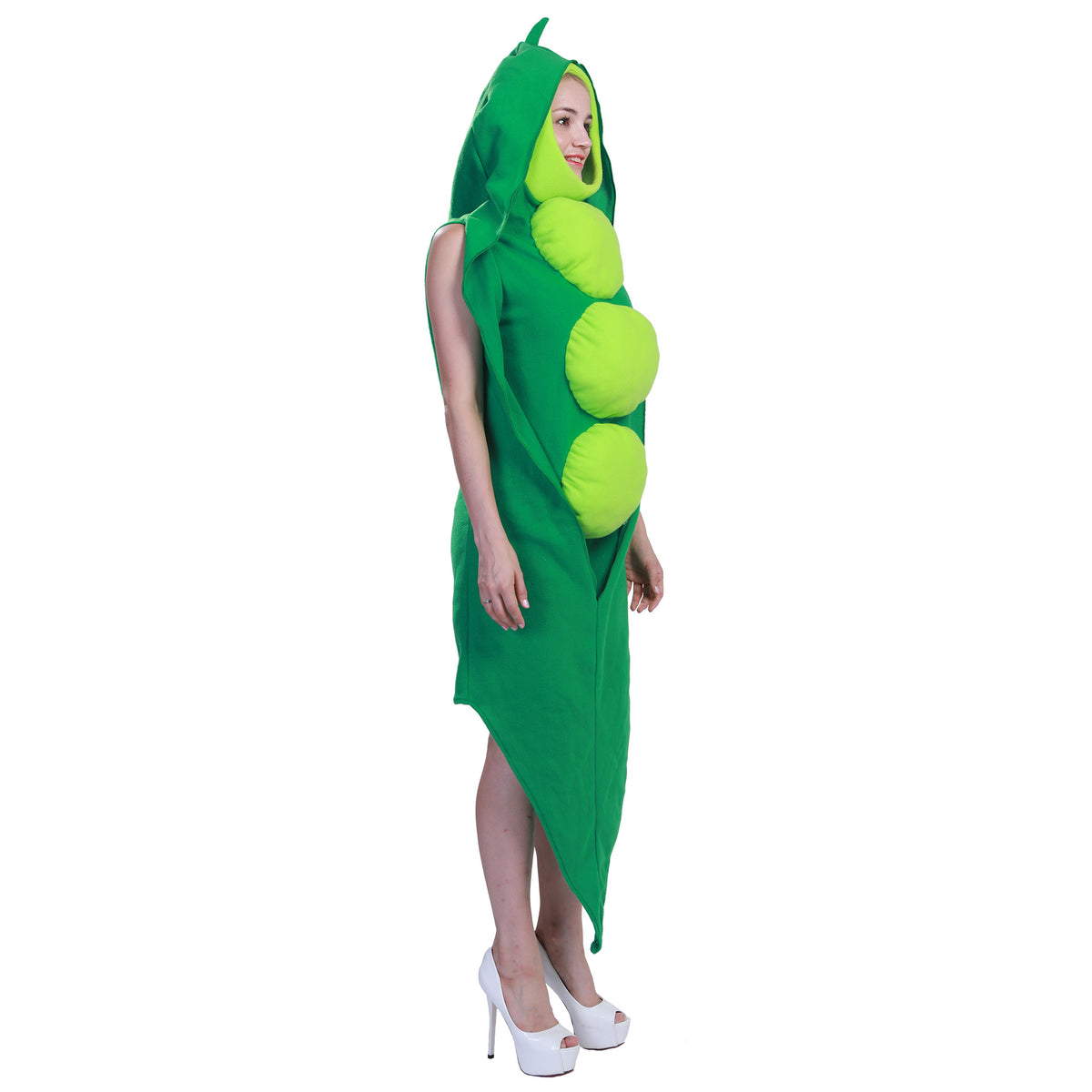 Food pea cosplay costume festival carnival vegetable stage costume halloween