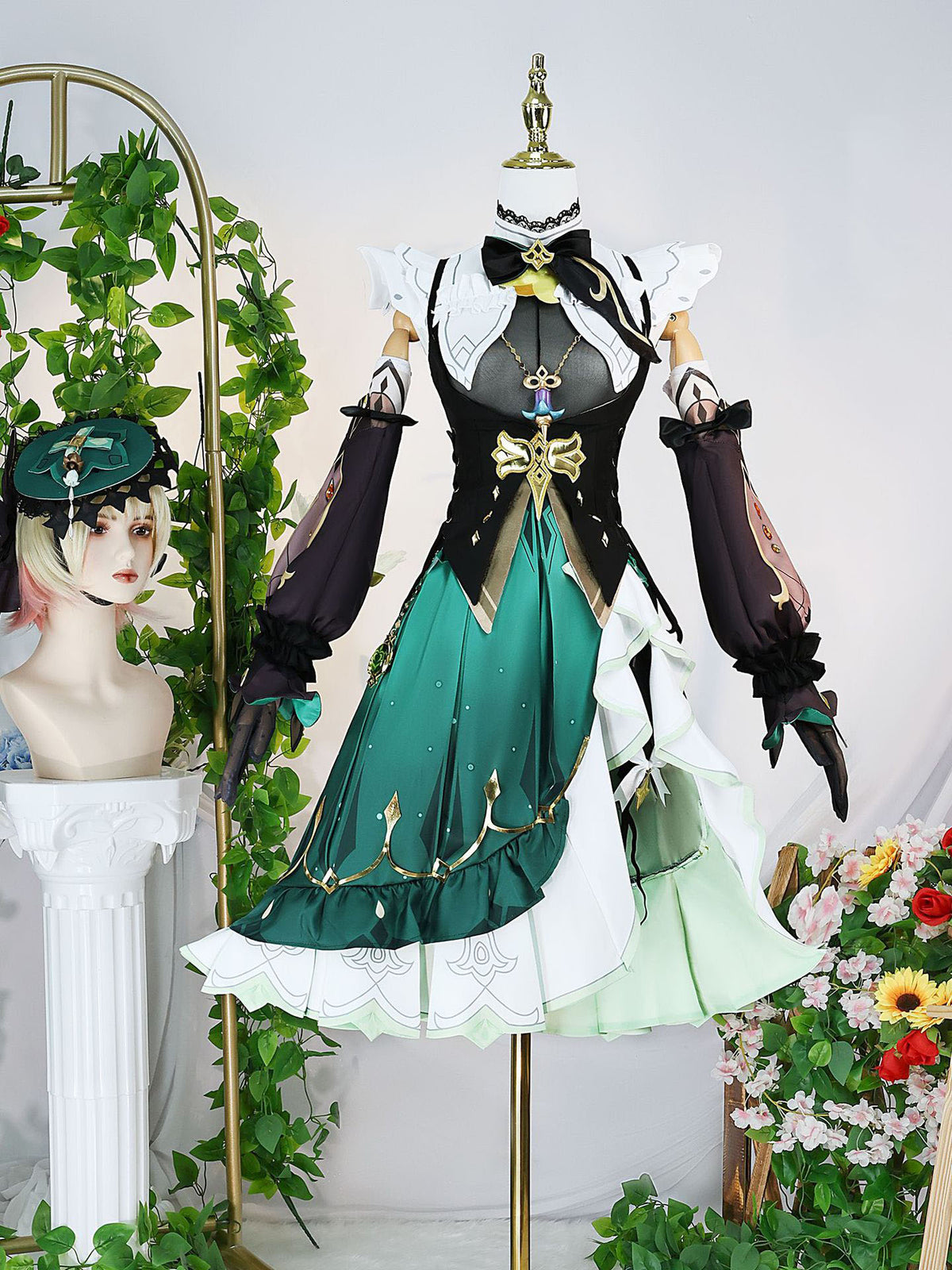 Genshin Impact cos costume perfumer Amelia cosplay costume game animation anime full set of C suits