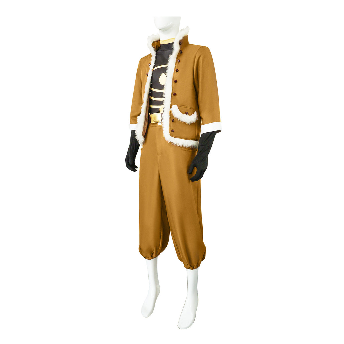 Winged Anime Hero Costume for Adults, product photo 4 on a white background