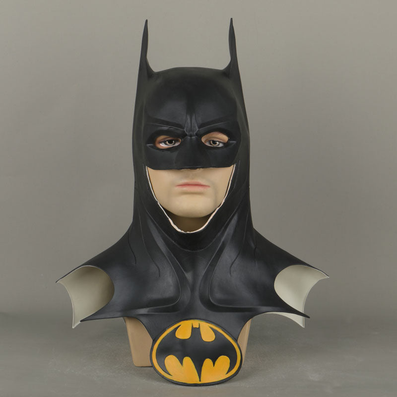 Masked Vigilante Latex Mask for Adults, costume photo 7
