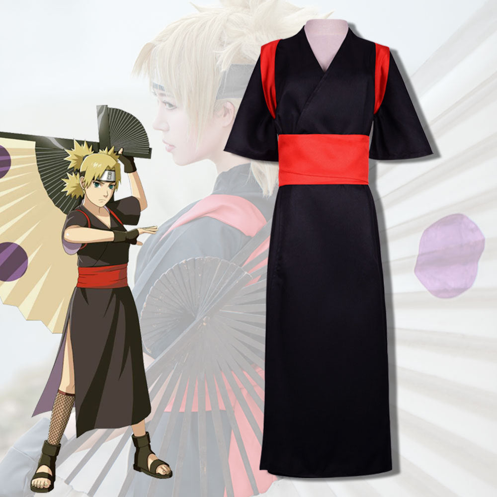 Nara Temari Anime Cosplay Costume Halloween Carnival Suit Halloween Carnival Party Dress Up Clothes Party Costumes