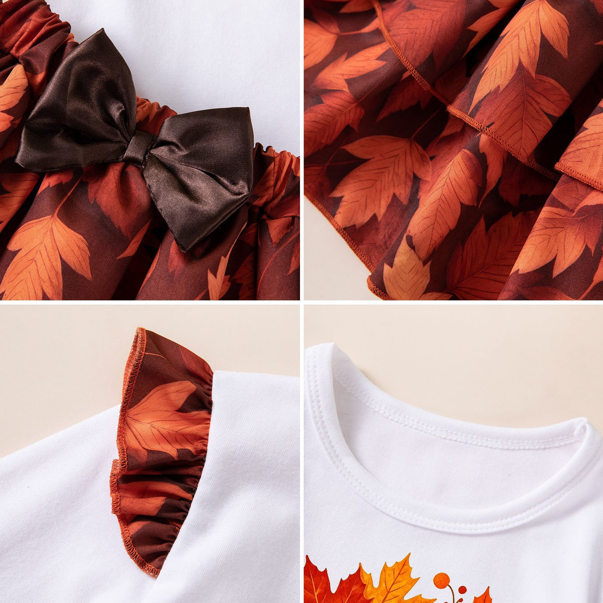 Maple Leaf Costume for Girls, costume photo 3