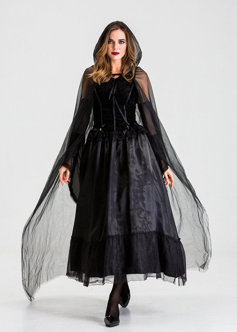 Dark Vampire Castle Witch Costume for Women, costume photo 2