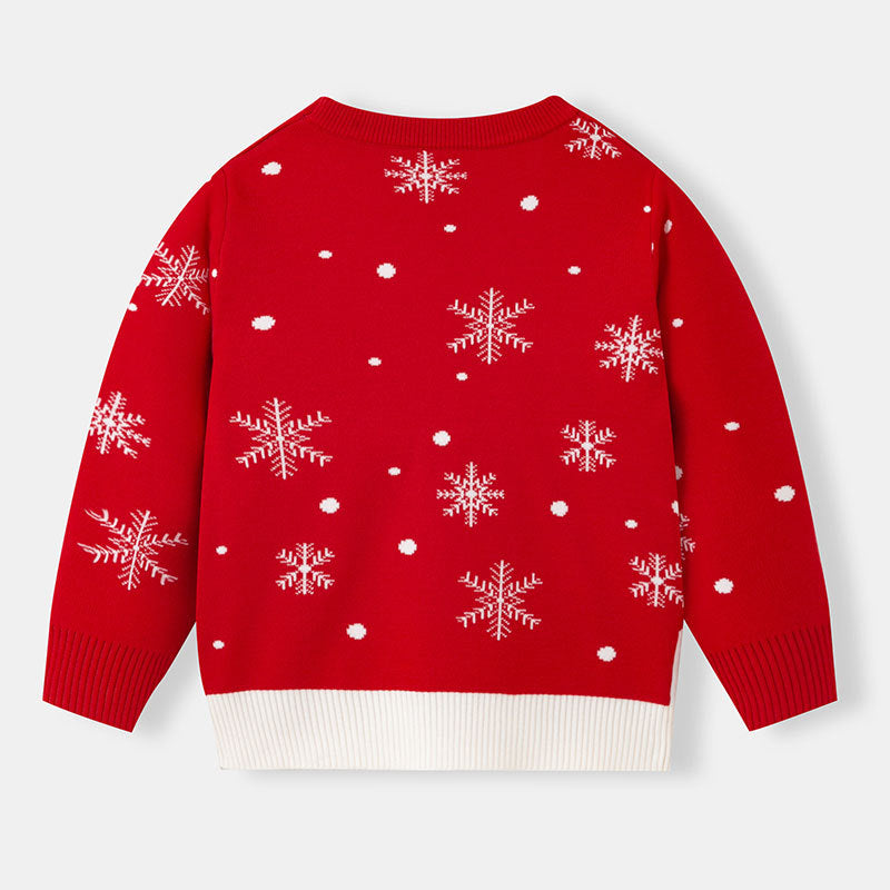 Children's Christmas cartoon baby base pullover sweater