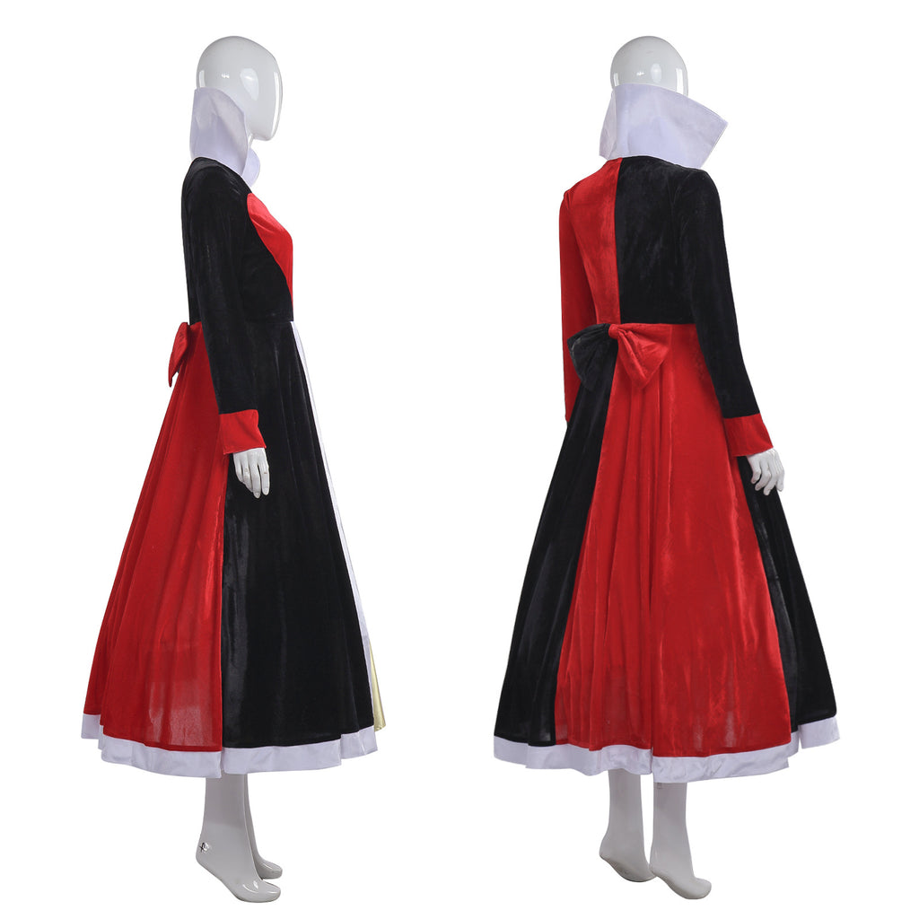 Alice in Wonderland Queen of Hearts Costume Adult Halloween Cosplay
