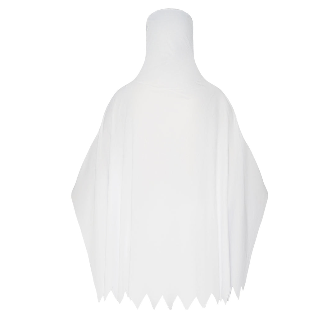 Ghostface Hooded Cloak Costume Adult Halloween Horror Cosplay Cape One Size