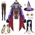 Genshin Impact Mona Cosplay Costume Women Jumpsuit Adult Halloween