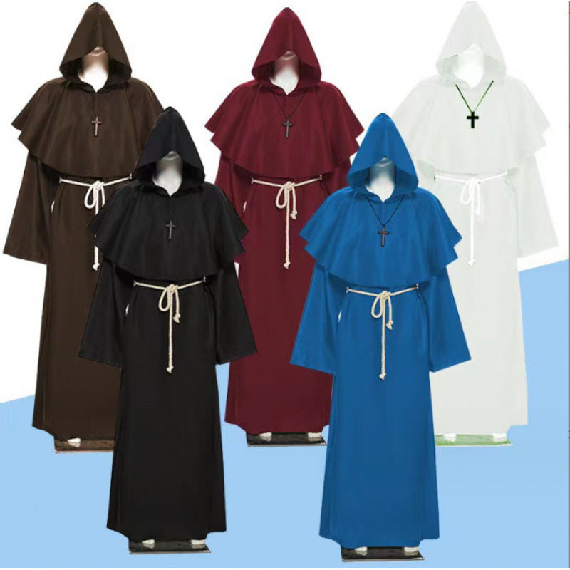 Medieval Monk Robe for Adults, costume photo